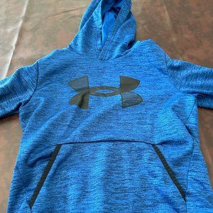 Boys medium blue Under Armour hoodie